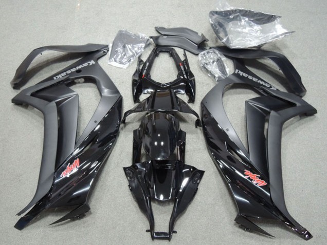 2011-2015 Kawasaki ZX10R Motorcycle Fairings - Glossy Black Matte Black Red Ninja Australia