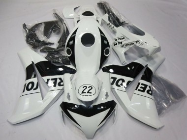 2008-2011 Honda CBR1000RR Motorcycle Fairings - White Glossy Black Repsol 22 Australia