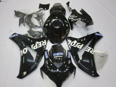 2008-2011 Honda CBR1000RR Motorcycle Fairings - Glossy Black Blue White Repsol Australia