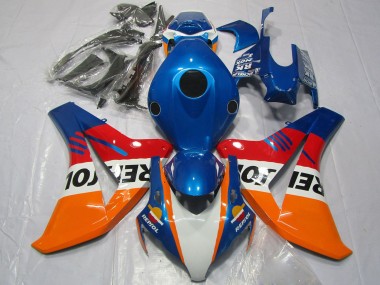 2008-2011 Honda CBR1000RR Motorcycle Fairings - Orange White Red Blue Repsol Australia
