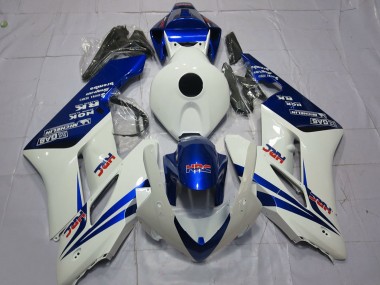 2004-2005 Honda CBR1000RR Motorcycle Fairings - White Blue HRC Australia