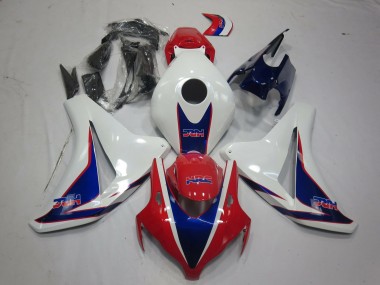 2008-2011 Honda CBR1000RR Motorcycle Fairings - White Red Blue HRC Style Australia