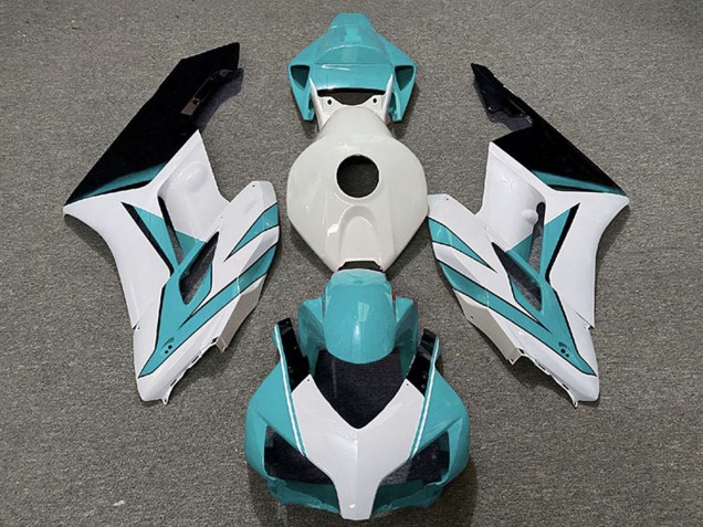 2004-2005 Honda CBR1000RR Motorcycle Fairings - White Cyan Blue Glossy Black Australia