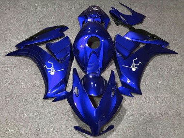 2012-2016 Honda CBR1000RR Motorcycle Fairing - Blue Glossy Black Australia