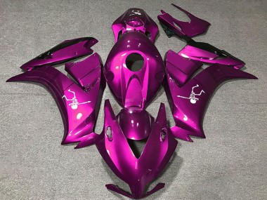 2012-2016 Honda CBR1000RR Motorcycle Fairings - Deep Pink Glossy Black Australia