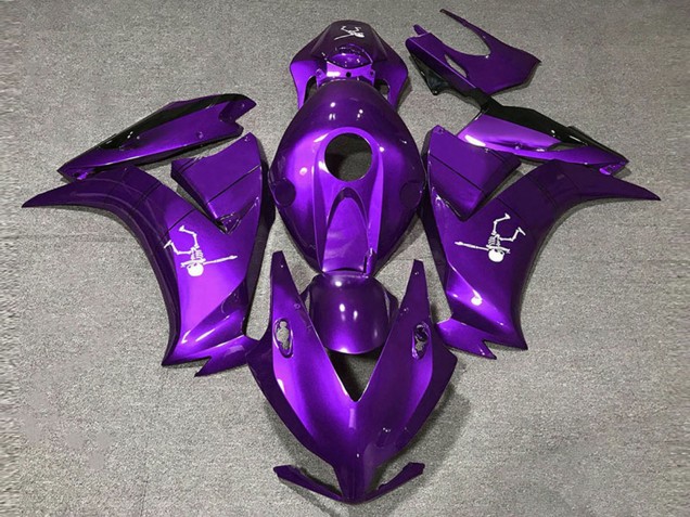 2012-2016 Honda CBR1000RR Motorcycle Fairings - Deep Purple Glossy Black Australia
