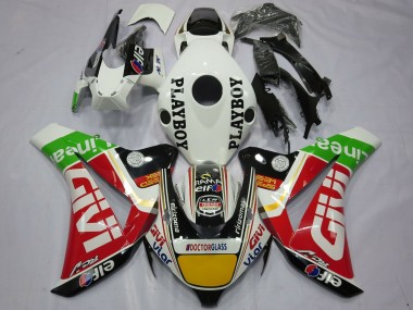 2008-2011 Honda CBR1000RR Motorcycle Fairings - White Red Yellow Green Black Givi Playboy Australia