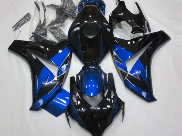 2008-2011 Honda CBR1000RR Motorcycle Fairings - Blue Glossy Black Australia