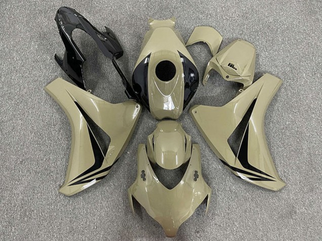 2008-2011 Honda CBR1000RR Motorcycle Fairings - Desert Tan Glossy Black OEM Style Australia