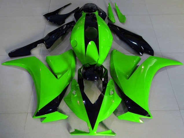 2012-2016 Honda CBR1000RR Motorcycle Fairings - Green Glossy Black Australia
