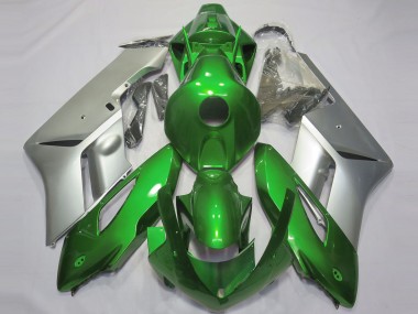 2004-2005 Honda CBR1000RR Motorcycle Fairings - Silver Green Australia