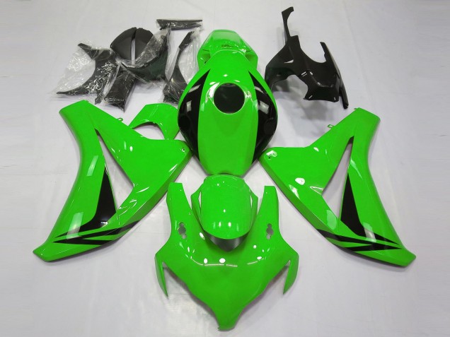 2008-2011 Honda CBR1000RR Motorcycle Fairings - Green Glossy Black OEM Style Australia