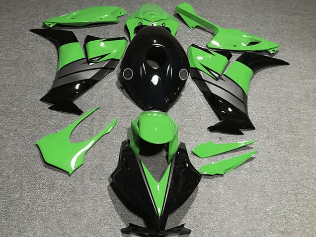 2012-2016 Honda CBR1000RR Motorcycle Fairings - Green Grey Glossy Black Australia