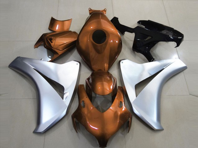 2008-2011 Honda CBR1000RR Motorcycle Fairings - Silver Brown Australia