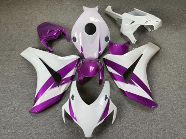 2008-2011 Honda CBR1000RR Motorcycle Fairings - White Purple Australia