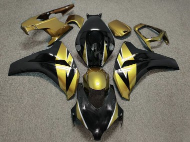 2008-2011 Honda CBR1000RR Motorcycle Fairing - Gold Glossy Black Australia