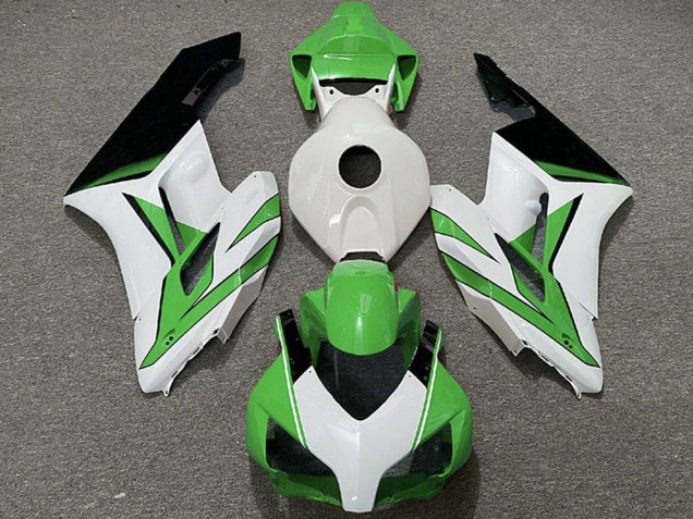 2004-2005 Honda CBR1000RR Motorcycle Fairings - White Green Glossy Black Australia