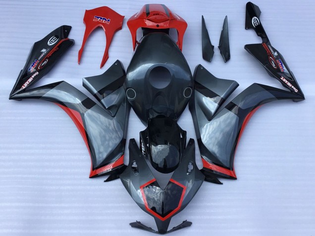 2012-2016 Honda CBR1000RR Motorcycle Fairings - Grey Red Glossy Black Racing Style Australia