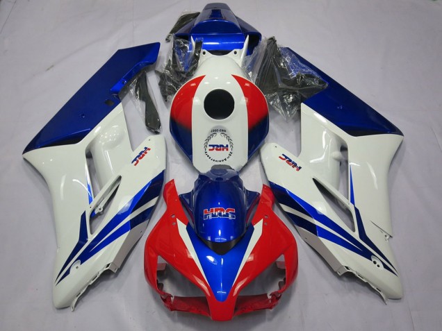2004-2005 Honda CBR1000RR Motorcycle Fairings - White Blue Red HRC OEM Style Australia