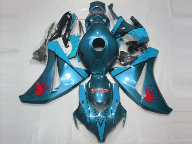 2008-2011 Honda CBR1000RR Motorcycle Fairings - Teal Blue Red Australia