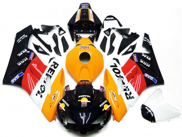 2004-2005 Honda CBR1000RR Motorcycle Fairing Kits - Orange White Red Glossy Black Repsol Australia