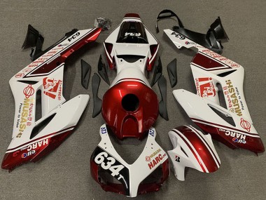 2004-2005 Honda CBR1000RR Motorcycle Fairings - White Red Musashi 634 Australia