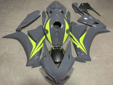 2012-2016 Honda CBR1000RR Motorcycle Fairings - Nardo Grey Fluo Yellow Carbon Fiber Australia