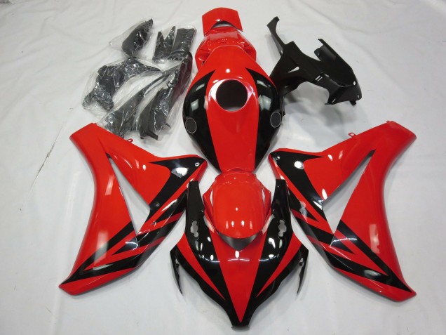2008-2011 Honda CBR1000RR Motorcycle Fairing - Red Glossy Black OEM Style Australia