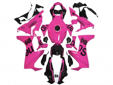 2017-2023 Honda CBR1000RR Motorcycle Fairings - Pink Glossy Black Street Flava Australia