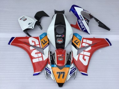 2008-2011 Honda CBR1000RR Motorcycle Fairings - White Red Blue Orange Black Elf Givi 77 Australia
