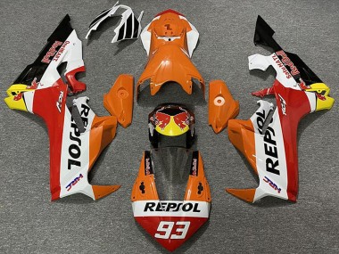 2017-2023 Honda CBR1000RR Motorcycle Fairings - Orange White Yellow Red Glossy Black Red Bull Repsol 93 Australia
