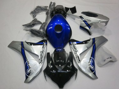 2008-2011 Honda CBR1000RR Motorcycle Fairings - Silver Blue Glossy Black Australia