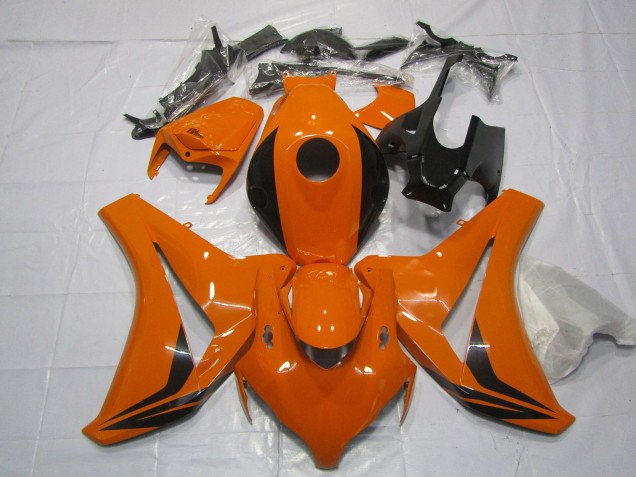 2008-2011 Honda CBR1000RR Motorcycle Fairings - Orange Glossy Black Australia
