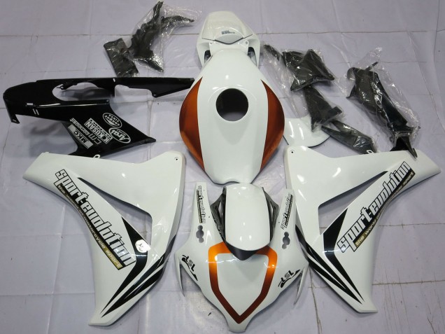 2008-2011 Honda CBR1000RR Motorcycle Fairings - White Red Glossy Black Sport Evolution Australia