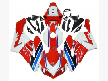 2004-2005 Honda CBR1000RR Motorcycle Fairings - White Red Blue Black Motul Australia