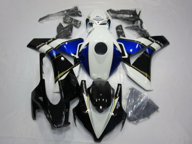 2008-2011 Honda CBR1000RR Motorcycle Fairings - White Blue Gold Glossy Black Australia