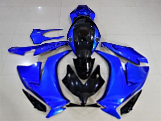 2012-2016 Honda CBR1000RR Motorcycle Fairings - Blue Glossy Black Australia