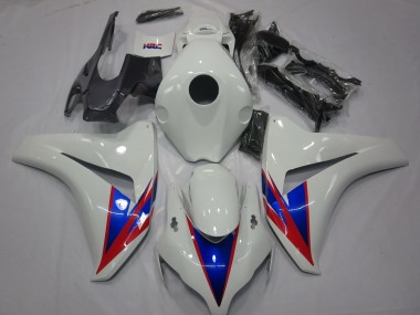 2008-2011 Honda CBR1000RR Motorcycle Fairings - White Blue Red Australia