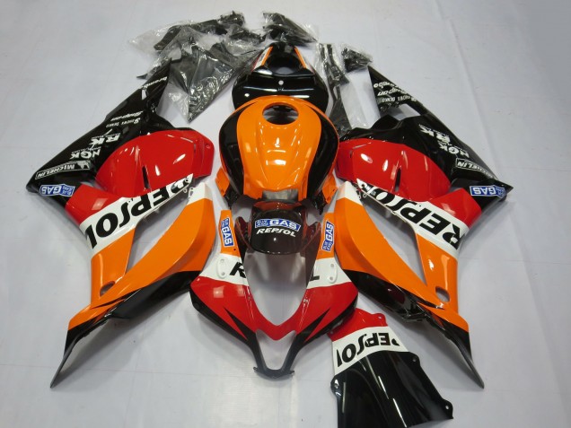 2009-2012 Honda CBR600RR Motorcycle Fairing Kits - Orange White Red Glossy Black Repsol Australia