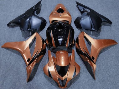 2009-2012 Honda CBR600RR Motorcycle Fairings - Candy Orange Glossy Black Australia