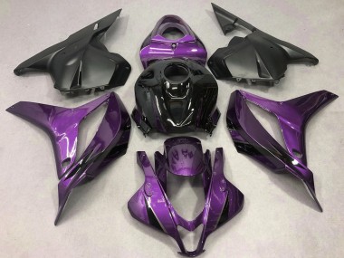 2009-2012 Honda CBR600RR Motorcycle Fairings - Purple Glossy Black OEM Style Australia