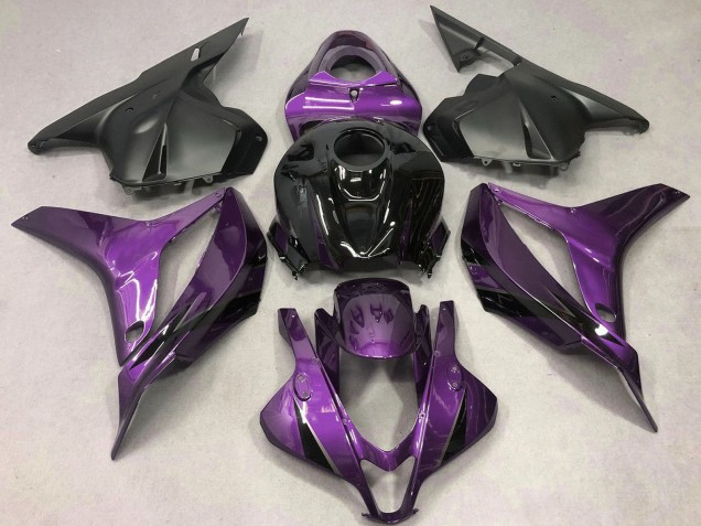 2009-2012 Honda CBR600RR Motorcycle Fairings - Purple Glossy Black OEM Style Australia