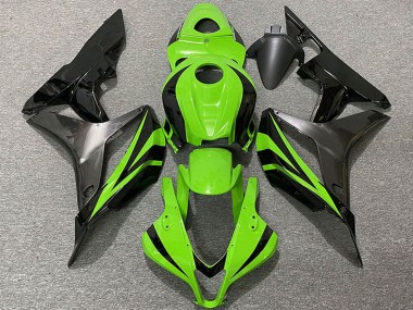 2007-2008 Honda CBR600RR Motorcycle Fairings - Green Glossy Black Grey OEM Style Australia