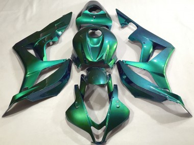 2007-2008 Honda CBR600RR Motorcycle Fairings - Emerald Green Plain Australia