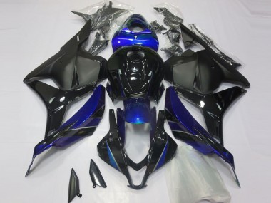 2009-2012 Honda CBR600RR Motorcycle Fairing - Blue Glossy Black Matte Black Australia