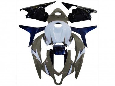 2009-2012 Honda CBR600RR Motorcycle Fairings - White Grey Blue Glossy Black Australia