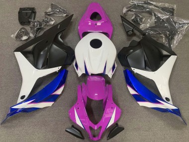 2009-2012 Honda CBR600RR Motorcycle Fairings - White Pink Blue Matte Black Australia