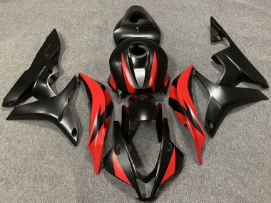 2007-2008 Honda CBR600RR Motorcycle Fairings - Red Matte Black Australia