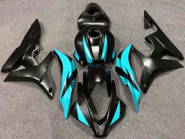 2007-2008 Honda CBR600RR Motorcycle Fairings - Cyan Blue Matte Black Australia