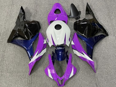 2009-2012 Honda CBR600RR Motorcycle Fairings - White Purple Blue Glossy Black Australia
